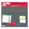 Blueline Fridge Planner Magnetized Monthly Calendar w/Pads + Pencil, 14x13.5, 16-Month Sept-Dec: 2024-2025 C174110A